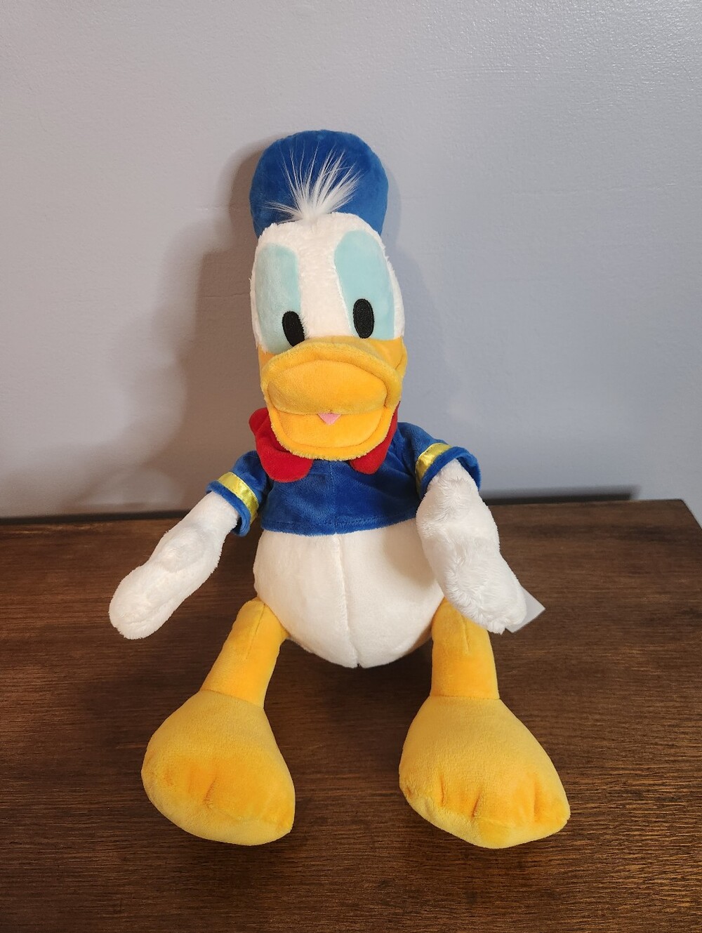 Disney Donald Duck Stuffed Plush Toy- White, Yellow, Blue, Red 14"